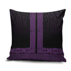 New Zealand Maori Kowhaiwhai Pillow Cover Waiporoporo Maui and Mangopare - Aussie Hoodie