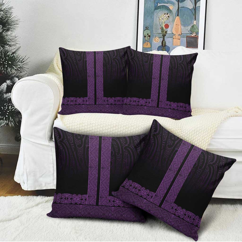 New Zealand Maori Kowhaiwhai Pillow Cover Waiporoporo Maui and Mangopare - Aussie Hoodie