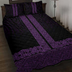 New Zealand Maori Kowhaiwhai Quilt Bed Set Waiporoporo Maui and Mangopare
