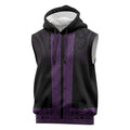 New Zealand Maori Kowhaiwhai Sleeveless Hoodie Waiporoporo Maui and Mangopare - Aussie Hoodie