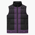 New Zealand Maori Kowhaiwhai Sleeveless Puffer Jacket Waiporoporo Maui and Mangopare - Aussie Hoodie