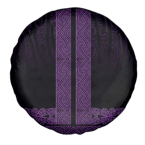 New Zealand Maori Kowhaiwhai Spare Tire Cover Waiporoporo Maui and Mangopare