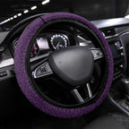 New Zealand Maori Kowhaiwhai Steering Wheel Cover Waiporoporo Maui and Mangopare