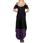 New Zealand Maori Kowhaiwhai Summer Maxi Dress Waiporoporo Maui and Mangopare