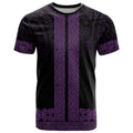 New Zealand Maori Kowhaiwhai T Shirt Waiporoporo Maui and Mangopare