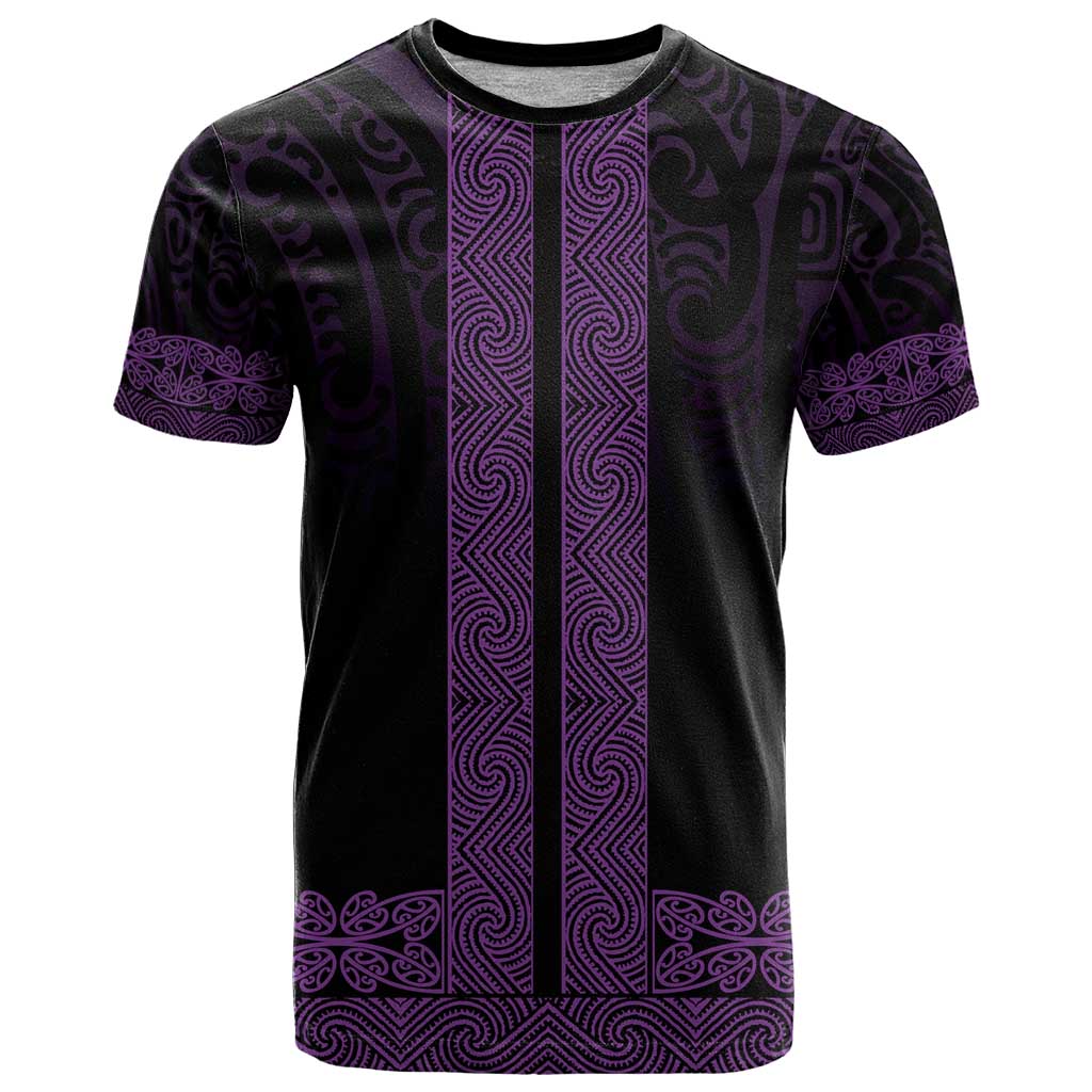 New Zealand Maori Kowhaiwhai T Shirt Waiporoporo Maui and Mangopare