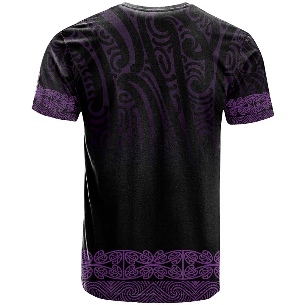New Zealand Maori Kowhaiwhai T Shirt Waiporoporo Maui and Mangopare