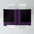 New Zealand Maori Kowhaiwhai Tablecloth Waiporoporo Maui and Mangopare