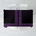 New Zealand Maori Kowhaiwhai Tablecloth Waiporoporo Maui and Mangopare