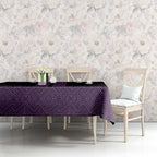 New Zealand Maori Kowhaiwhai Tablecloth Waiporoporo Maui and Mangopare