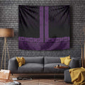 New Zealand Maori Kowhaiwhai Tapestry Waiporoporo Maui and Mangopare