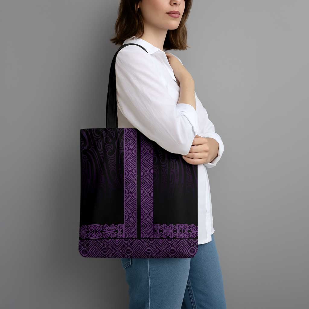 New Zealand Maori Kowhaiwhai Tote Bag Waiporoporo Maui and Mangopare - Aussie Hoodie