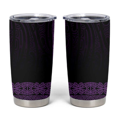 New Zealand Maori Kowhaiwhai Tumbler Cup Waiporoporo Maui and Mangopare