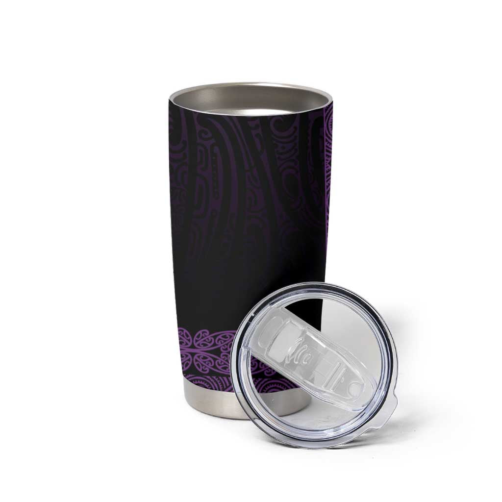 New Zealand Maori Kowhaiwhai Tumbler Cup Waiporoporo Maui and Mangopare