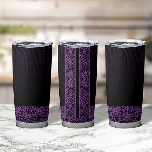 New Zealand Maori Kowhaiwhai Tumbler Cup Waiporoporo Maui and Mangopare