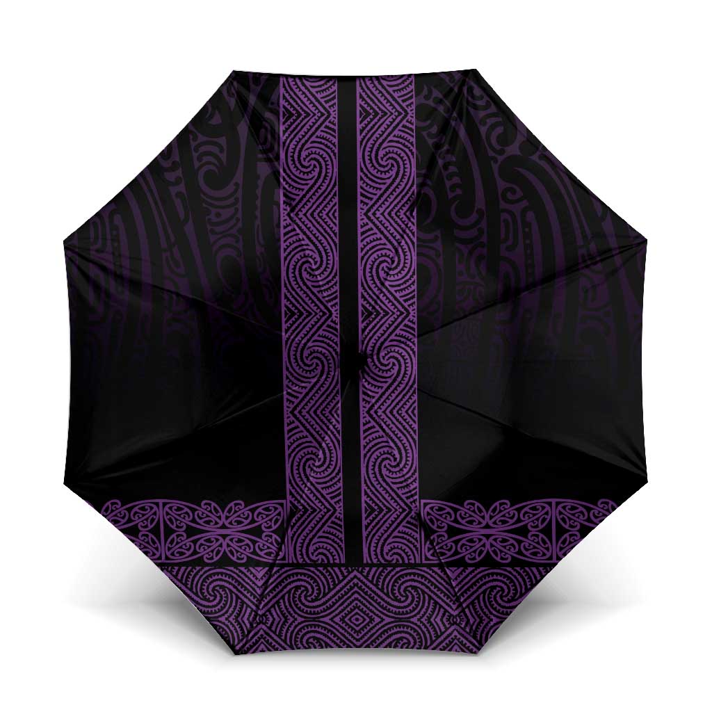 New Zealand Maori Kowhaiwhai Umbrella Waiporoporo Maui and Mangopare - Aussie Hoodie