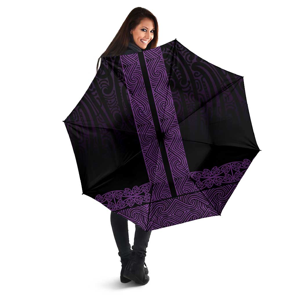 New Zealand Maori Kowhaiwhai Umbrella Waiporoporo Maui and Mangopare - Aussie Hoodie