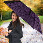 New Zealand Maori Kowhaiwhai Umbrella Waiporoporo Maui and Mangopare - Aussie Hoodie