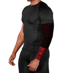 New Zealand Maori Kowhaiwhai Arm Sleeves Whero Maui and Mangopare - Aussie Hoodie
