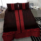 New Zealand Maori Kowhaiwhai Bedding Set Whero Maui and Mangopare