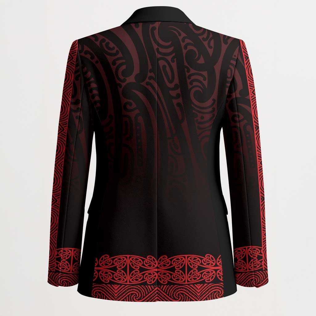 New Zealand Maori Kowhaiwhai Blazer Whero Maui and Mangopare - Aussie Hoodie