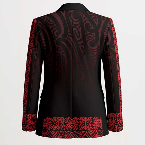 New Zealand Maori Kowhaiwhai Blazer Whero Maui and Mangopare - Aussie Hoodie