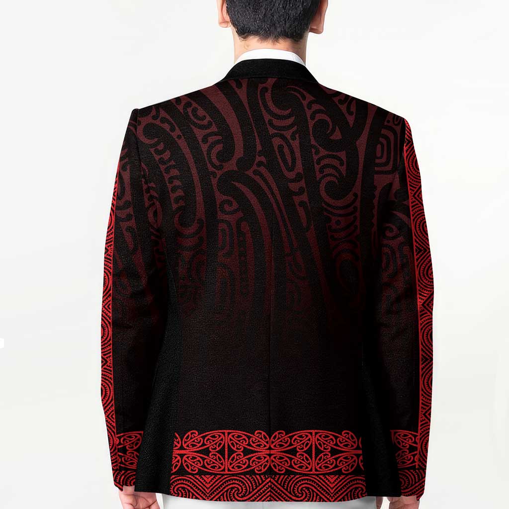 New Zealand Maori Kowhaiwhai Blazer Whero Maui and Mangopare - Aussie Hoodie