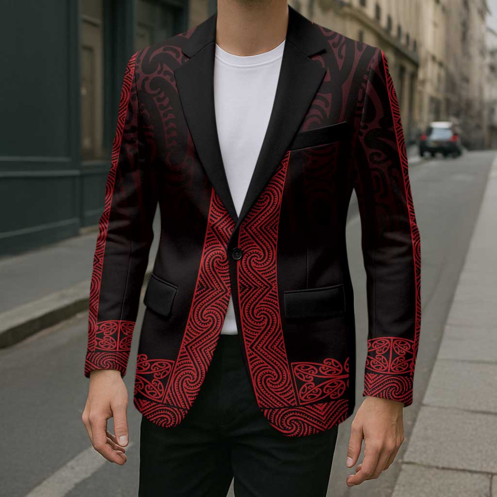 New Zealand Maori Kowhaiwhai Blazer Whero Maui and Mangopare - Aussie Hoodie