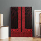 New Zealand Maori Kowhaiwhai Canvas Wall Art Whero Maui and Mangopare