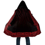 New Zealand Maori Kowhaiwhai Cloak Whero Maui and Mangopare - Aussie Hoodie