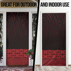 New Zealand Maori Kowhaiwhai Door Cover Whero Maui and Mangopare - Aussie Hoodie
