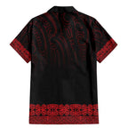 New Zealand Maori Kowhaiwhai Family Matching Mermaid Dress and Hawaiian Shirt Whero Maui and Mangopare