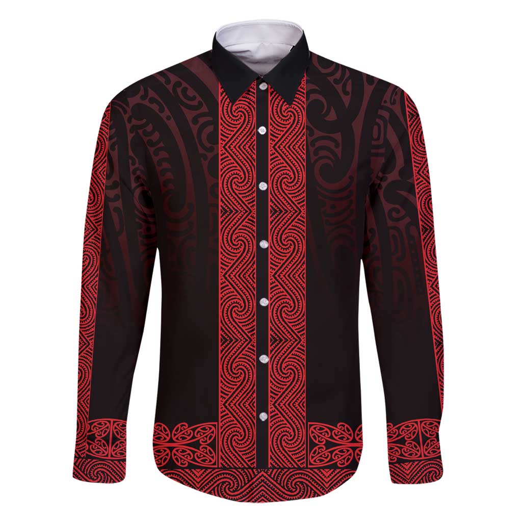 New Zealand Maori Kowhaiwhai Family Matching Off Shoulder Short Dress and Hawaiian Shirt Whero Maui and Mangopare