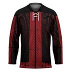 New Zealand Maori Kowhaiwhai Hockey Jersey Whero Maui and Mangopare - Aussie Hoodie