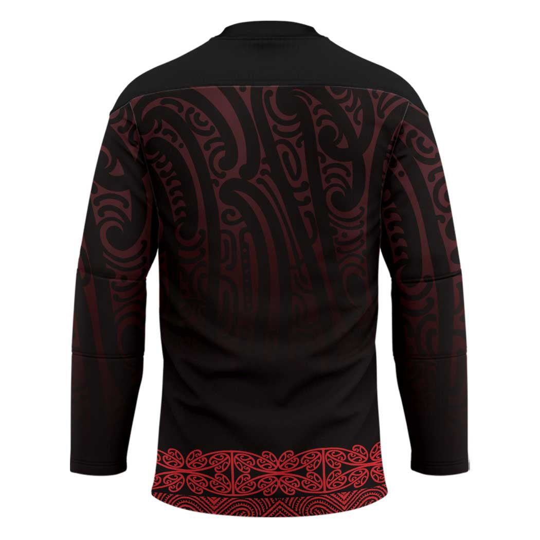New Zealand Maori Kowhaiwhai Hockey Jersey Whero Maui and Mangopare - Aussie Hoodie