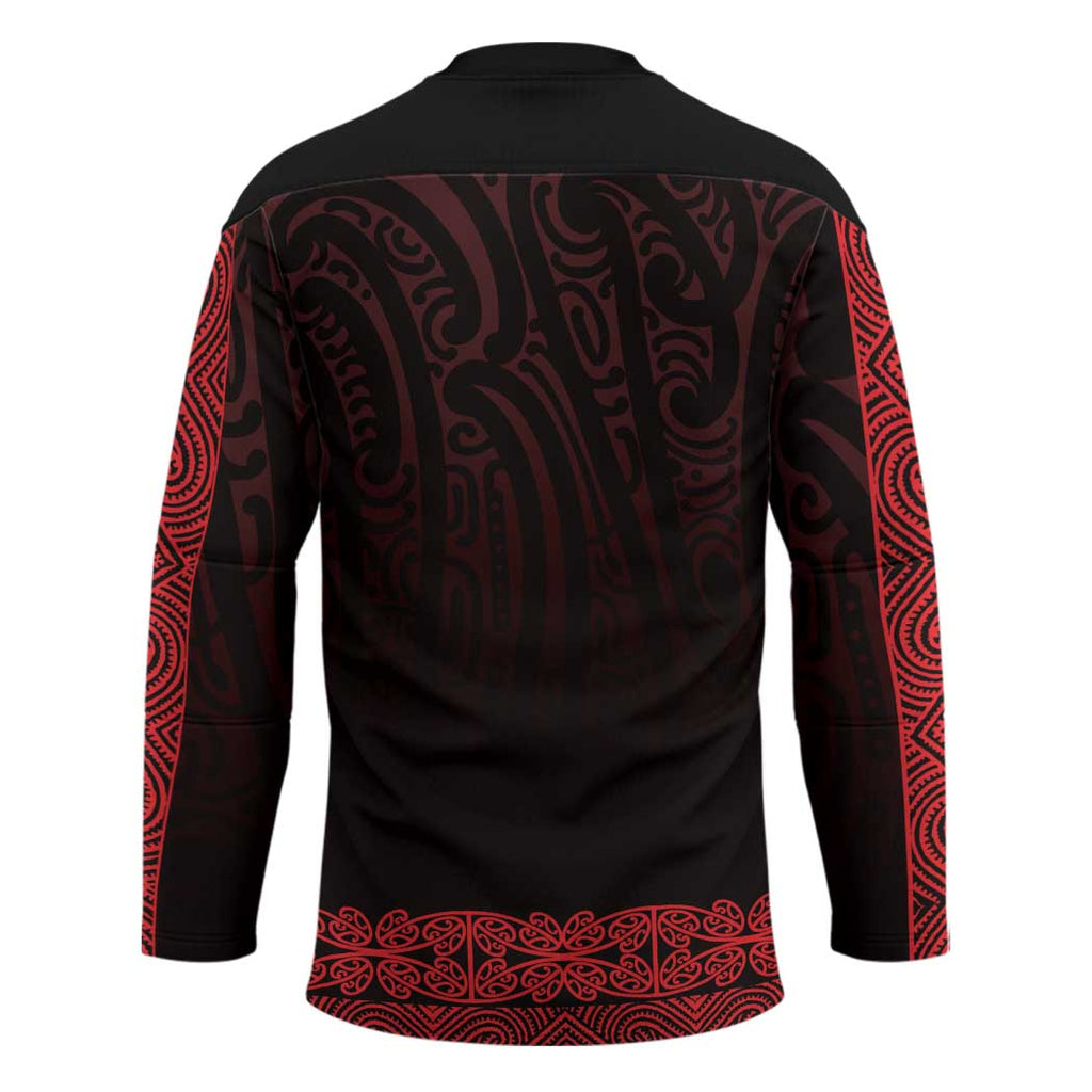 New Zealand Maori Kowhaiwhai Hockey Jersey Whero Maui and Mangopare - Aussie Hoodie