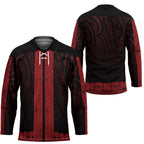 New Zealand Maori Kowhaiwhai Hockey Jersey Whero Maui and Mangopare - Aussie Hoodie