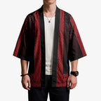 New Zealand Maori Kowhaiwhai Kimono Whero Maui and Mangopare - Aussie Hoodie