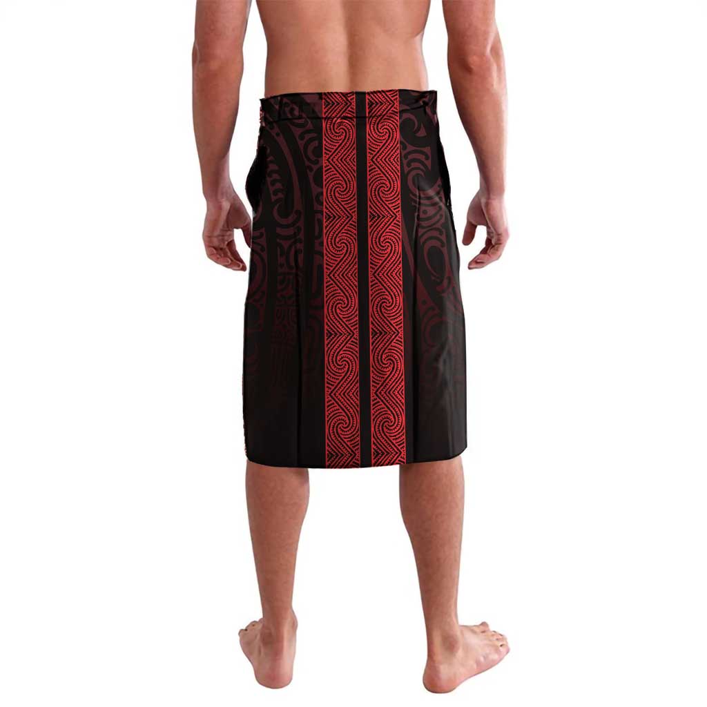 New Zealand Maori Kowhaiwhai Lavalava Whero Maui and Mangopare