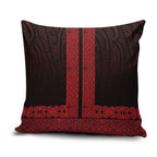 New Zealand Maori Kowhaiwhai Pillow Cover Whero Maui and Mangopare - Aussie Hoodie