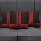 New Zealand Maori Kowhaiwhai Pillow Cover Whero Maui and Mangopare - Aussie Hoodie