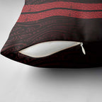 New Zealand Maori Kowhaiwhai Pillow Cover Whero Maui and Mangopare - Aussie Hoodie
