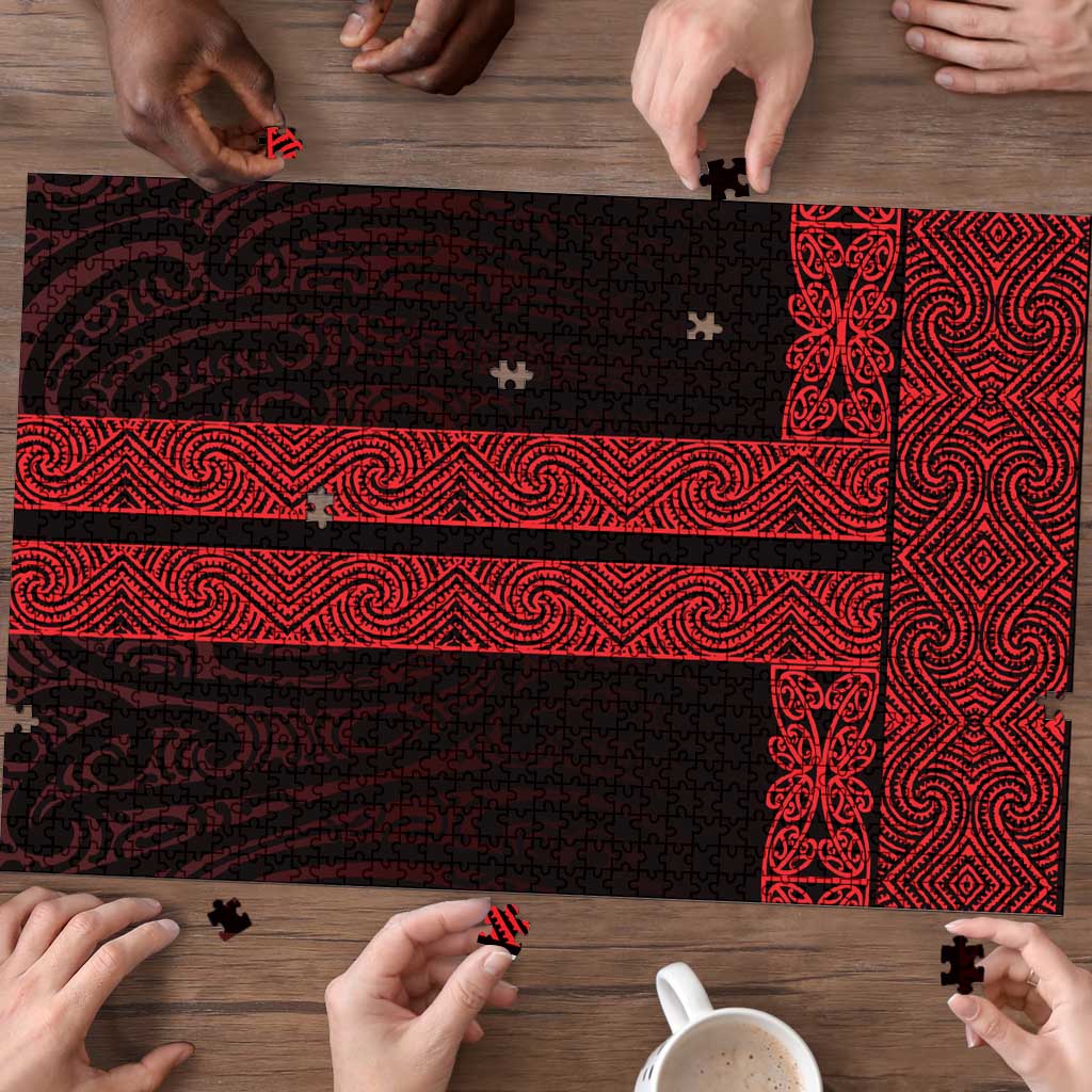 New Zealand Maori Kowhaiwhai Puzzle Whero Maui and Mangopare - Aussie Hoodie