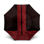 New Zealand Maori Kowhaiwhai Umbrella Whero Maui and Mangopare - Aussie Hoodie
