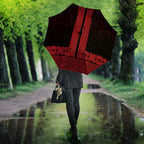 New Zealand Maori Kowhaiwhai Umbrella Whero Maui and Mangopare - Aussie Hoodie