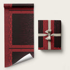 New Zealand Maori Kowhaiwhai Wrapping Paper Whero Maui and Mangopare - Aussie Hoodie