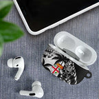 Fiji New Zealand Rugby Personalised AirPods Case Maori and Tapa Pattern - Aussie Hoodie