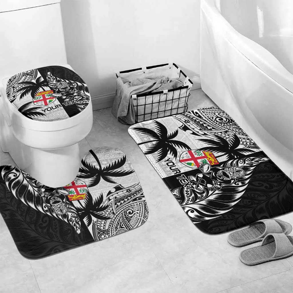 Fiji New Zealand Rugby Personalised Bathroom Set Maori and Tapa Pattern - Aussie Hoodie