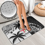 Fiji New Zealand Rugby Personalised Bathroom Set Maori and Tapa Pattern - Aussie Hoodie