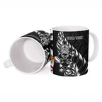 Fiji New Zealand Rugby Personalised Ceramic Mug Maori and Tapa Pattern - Aussie Hoodie